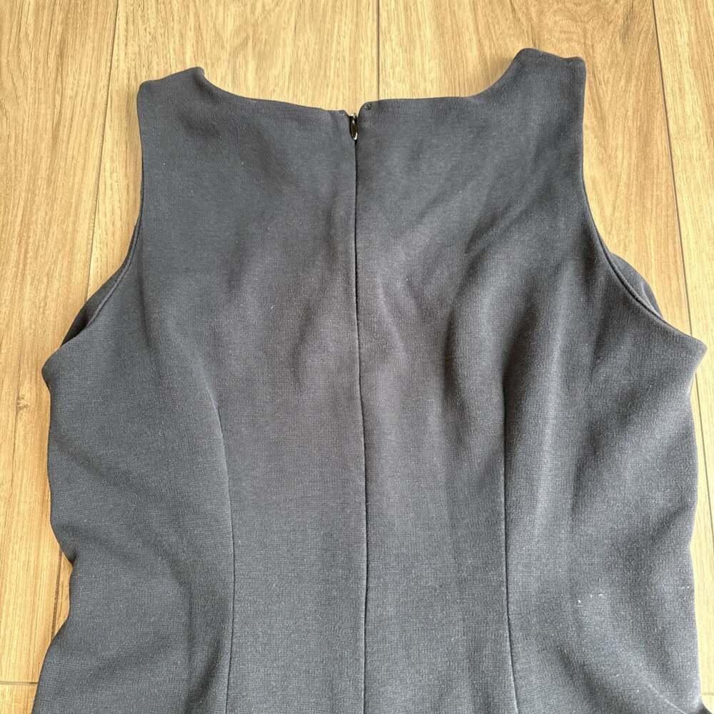 Hanna Andersson Black Sleeveless Dress Size 6 Petite Women's Career Office - Picture 6 of 6